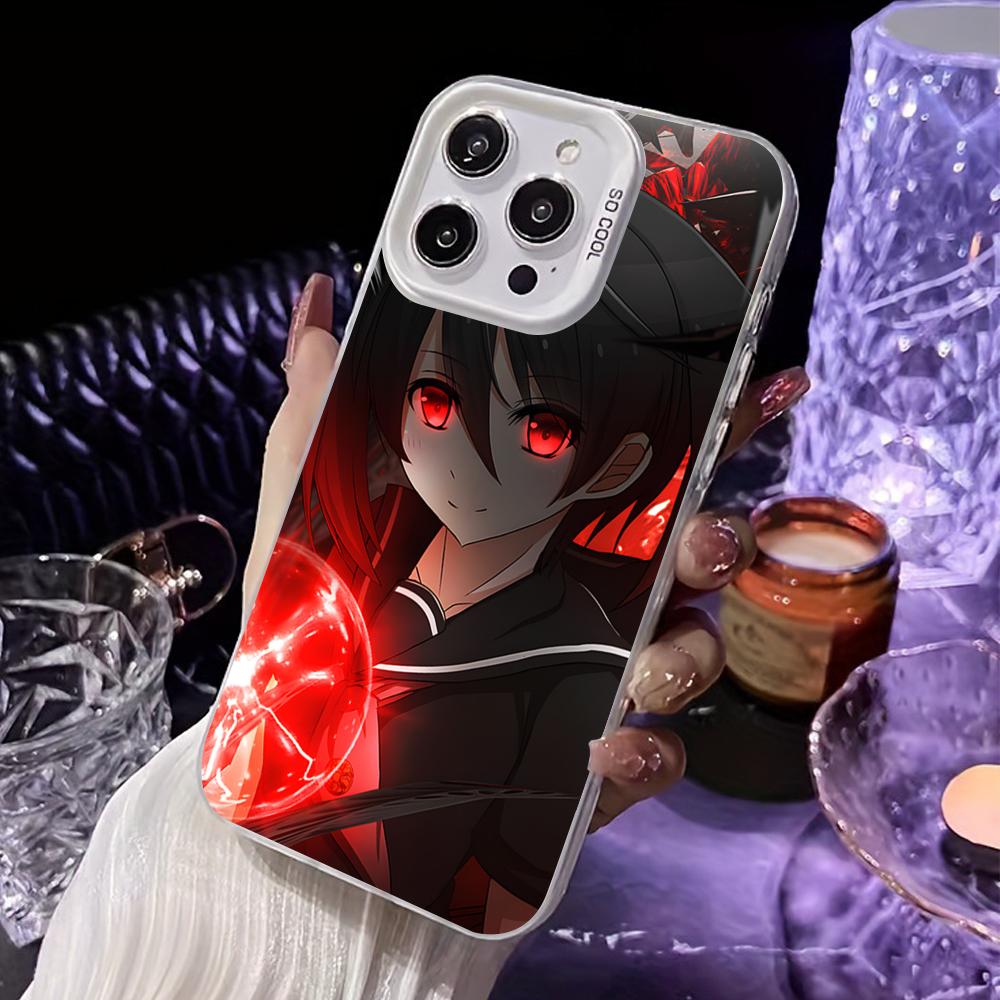 Akame Kurome White Translucent Mobile Phone Case for iPhone 17 16 15 14 13 12 11 X XR XS Air Pro Max Plus Colorful Cover