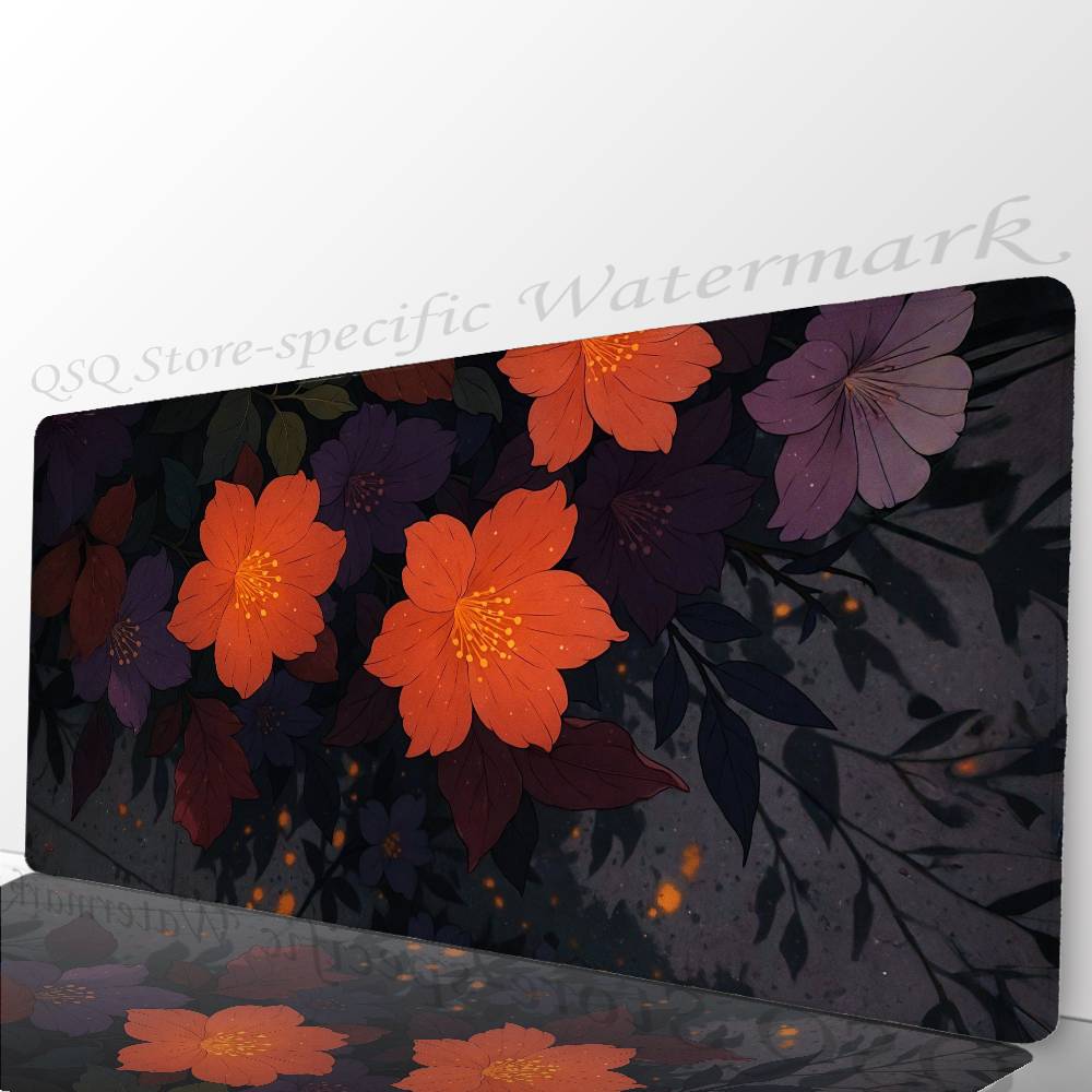 Vintage Flower Daisy Mousepad Non-slip Suitable For Office Computers Laptops E-sports Game Desk Mats XXL Keyboard