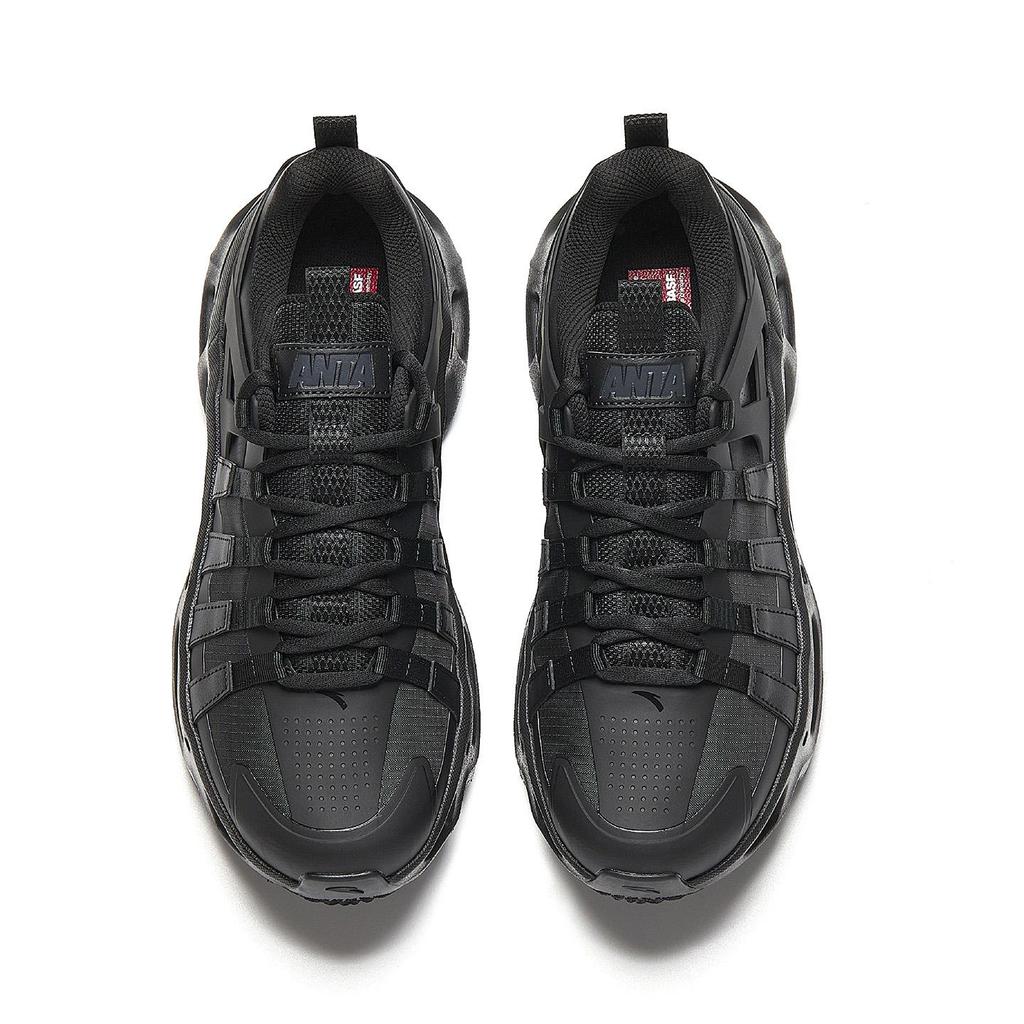 Anta Light Trace Men's Casual Shoes Black White Grey 112618802-1