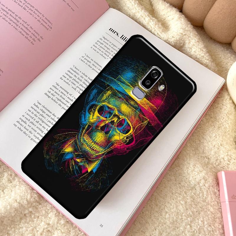 Funny Skull Phone Case For Samsung Galaxy J6 J4 Plus A6 A7 A8 A9 J8 2018 A3 A5 J1 2016 J3 J7 J5 2017