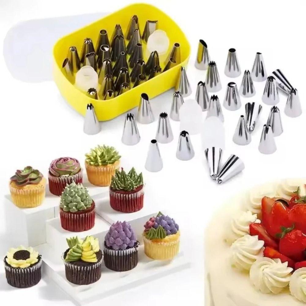 DIY Cream Nozzles Stainless Steel Baking Tool Durable Cake Decoration Tip