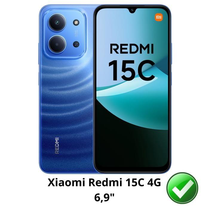 Coque - PHONILLICO - Xiaomi Redmi 15C 4G - Silicone Gel TPU - Transparent - Ultra Mince