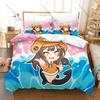 Guilty Gear Strive May Pirate Girl HD Print Bedding Set Duvet Cover + 2 Pillowcases Polyester Gamer Anime Bedroom Decor