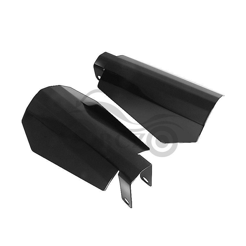Black Metal Handguards & Windshields for Harley 883 Dyna Motorcycles
