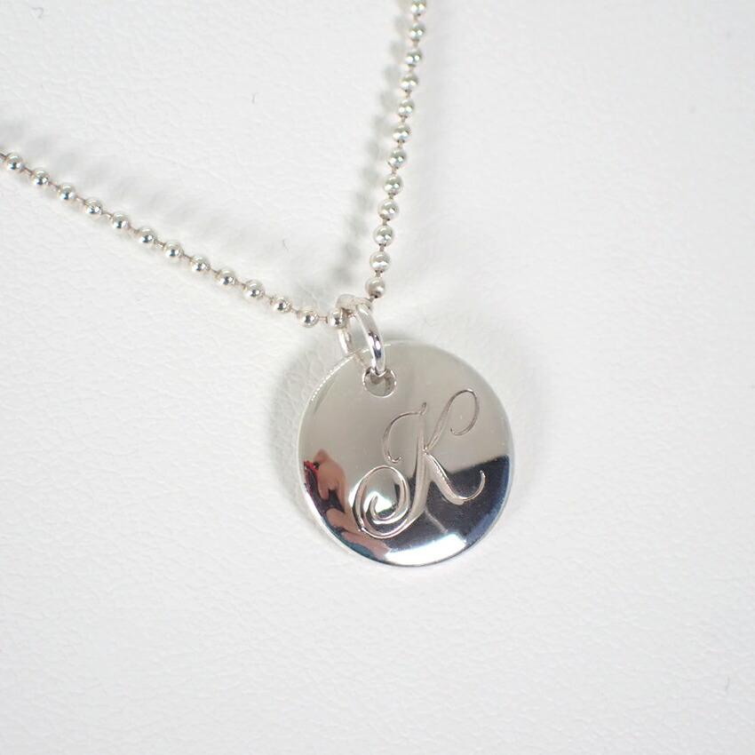 [Used] TIFFANY 925 Initial/K Pendant/Necklace/g535-87
