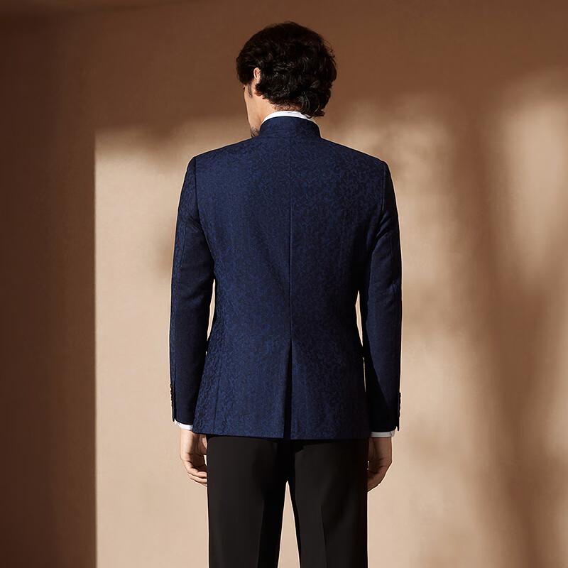 

Мужской пиджак Septwolves WOOLMARK с китайским воротником-стойкой, 100% шерсть B44