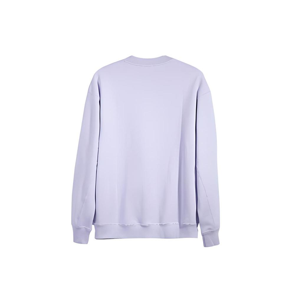 Nike Crw Flc Hwywt Just Do It Embroidered Logo Flocked Sweatshirt Men Sweatshirt Light-Purple CD0415-539