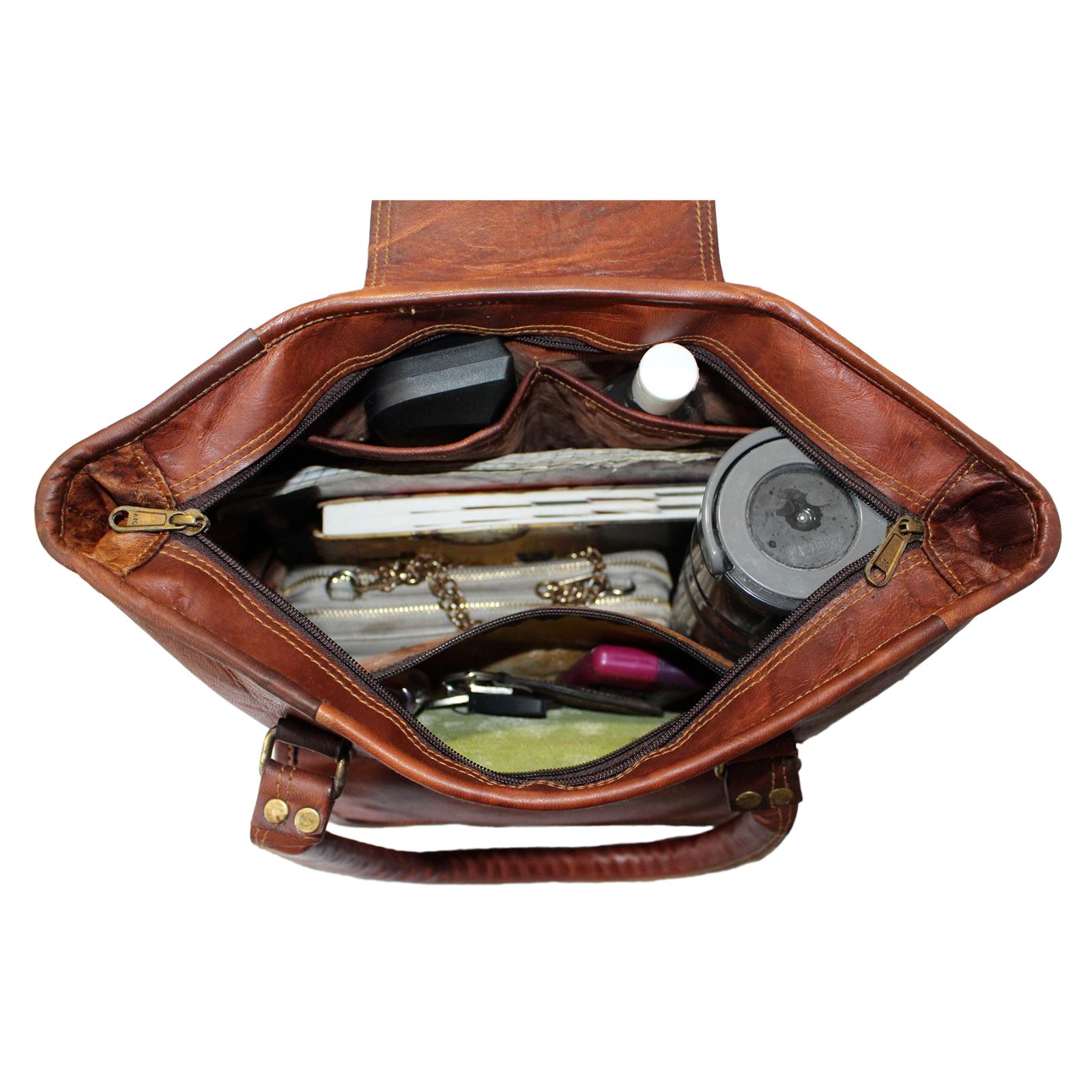 Рабочая сумка из натуральной кожи — фото 7