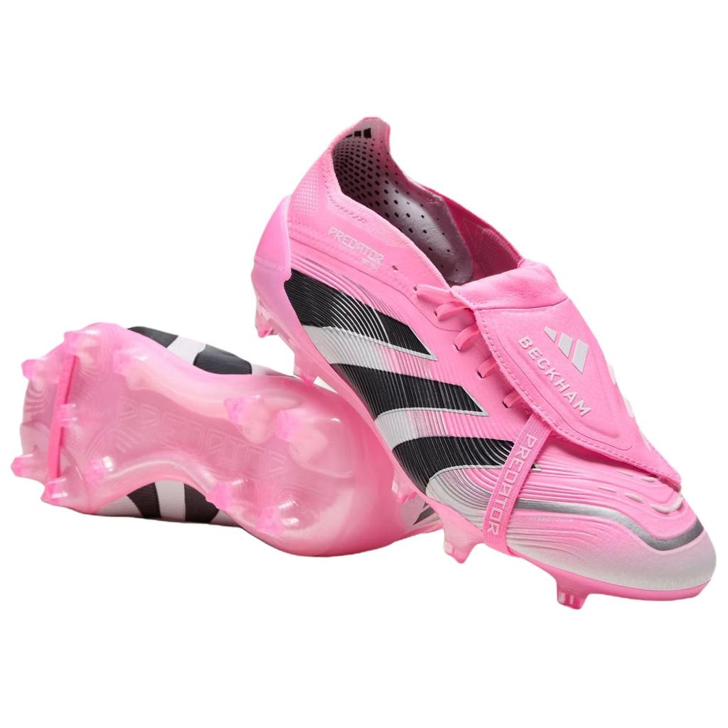 David Beckham x adidas Predator Elite Zunge zum Umschlagen FG Miami Unisex Sneaker Pink Beam-Pink Core-Black JI1094