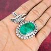 Emerald Pendant, 925 Sterling Silver Pendant Gemstone Jewelry, Handmade Pendant Amazing Jewelry, Gift For Her