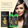 Hoegoa Black Ab Hair Color Treatment Set With Nourishing Plant Extracts For Smooth Shine