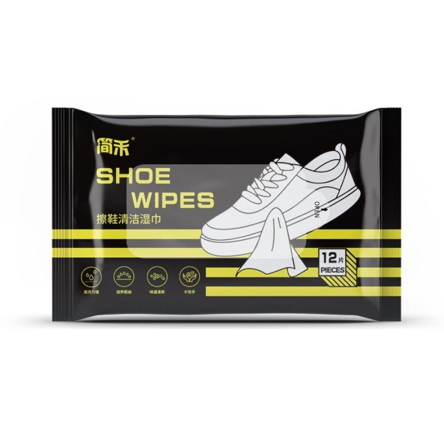 12/30/80/64 szt./worek Mokre chusteczki do czyszczenia butów Nabłyszczające Usuwanie plam Bez wody do mycia Nie pozostawiają śladów Sportowe / Skórzane Buty zimowe Białe Chusteczki do pielęgnacji butów