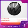 2026 Hot For VOLKSWAGEN VW 3D ABS Mirror Black Badge Car Rear Trunk Front Grille Emblem For Volkswagen VW Golf Passat Polo Jetta