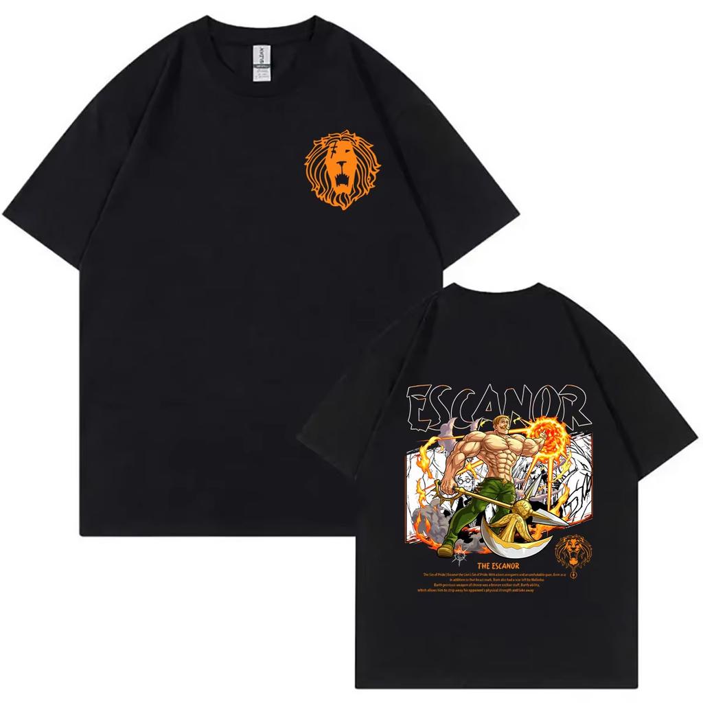 Summer Hot Sale Anime The Seven Deadly Sins Tshirt Y2k Unisex Vintage Harajuku Hip Hop Tshirt Gothic Cotton Oversized Tshirt