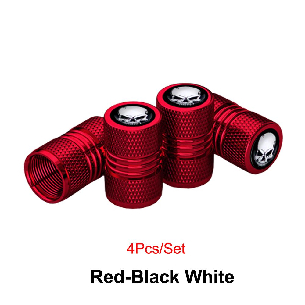 

4Pcs Anodized Aluminum Tire Valve Caps, Corrosion Resistant, Universal Stem Covers for Cars Trucks Motorcycles SUVs and Bikes