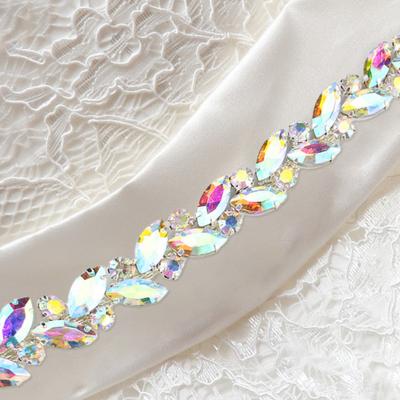 1 Yard Umweltfreundliche Glas Handwerk Multi-verwenden Strass Kette Trim Handtasche Dekoration Nähen Handwerk