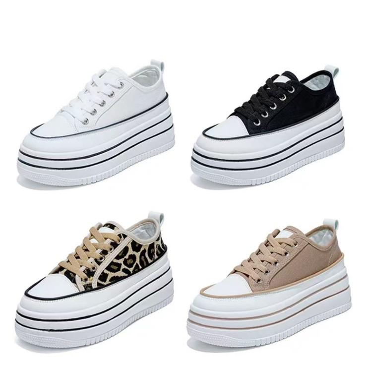 

2025 new flat-bottomed sports shoes casual trend women s shoes foreign trade explosion 6807 41 хаки