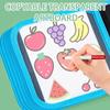 Non-Toxic Baby Painting Drawing Toys Set Black Board With Magic Pen Chalk Painting Coloring Book Funny Toy Painting Blackboard Kid Gifts