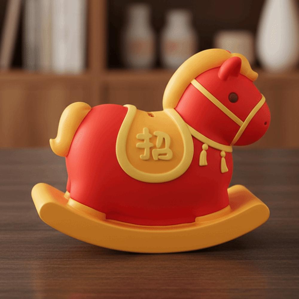 Savings Tank Cartoon Horse Money Boxes Anti Drop Horse Piggy Bank Ornament  Children/Kids