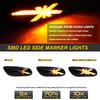 For BMW MINI Cooper F55 F56 F57 Fender Side Marker Light Assembly Dynamic Sequential Blink Amber Turn Signal Light 2014-2020
