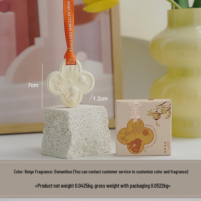 High-End Osmanthus Scented Candle & Mooncake Gift Set: Stylish Mid-Autumn Festival Souvenir