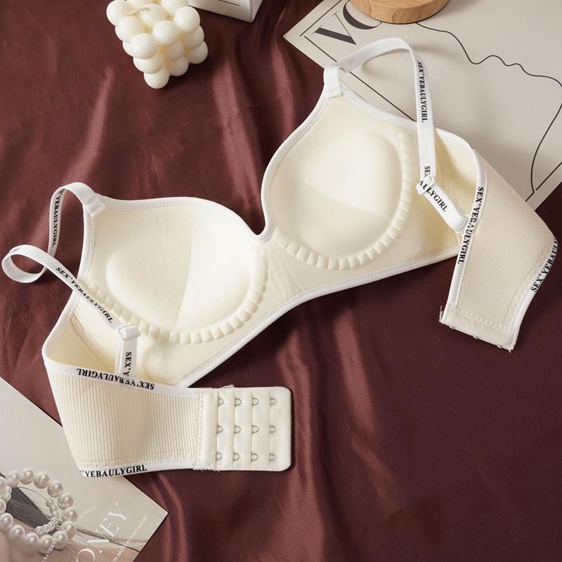 Girls Thick Sponge Cup Bra Push Up Soft Cotton Underwear Women Seamless Lingerie Female Wireless Bralette