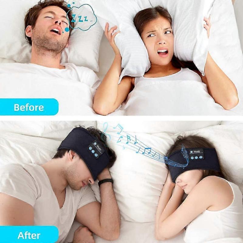 Sleep Headphones Bluetooth Headband, Wireless Headband HeadphonesBlack