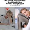 Inflatable Travel Pillow for Airplane Support Head Inflatable Pillow Neck Pillow