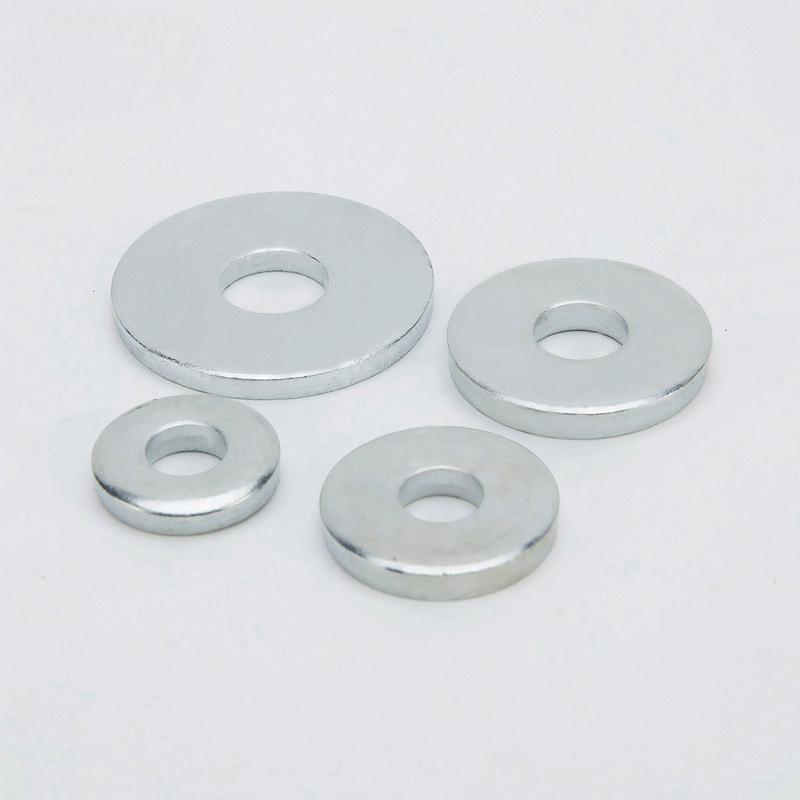 Heavy-Duty Galvanized Metal Flat Washers: Thickened Iron Rings M4 M5 M6 M8 M10