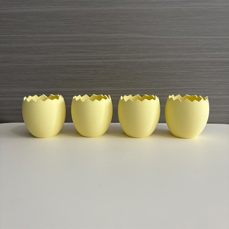 4 Pezzi Mini Fioriera a Forma di Uovo Fioriera per Piante Succulente Ornamento da Tavolo Fioriera in Plastica Decorazione per la Casa Decorazione di Pasqua