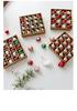 Painted Christmas Tree Glass Ball Pendant Decoration