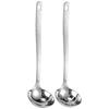 Zhi Shi 304 Stainless Steel Hammered Soup Spoon Set