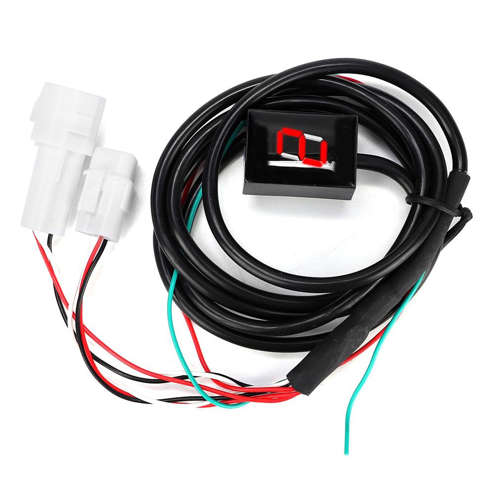 Универсальный светодиодный индикатор скорости передачи Модификация мотоцикла Подходит для YamahaКрасный красный