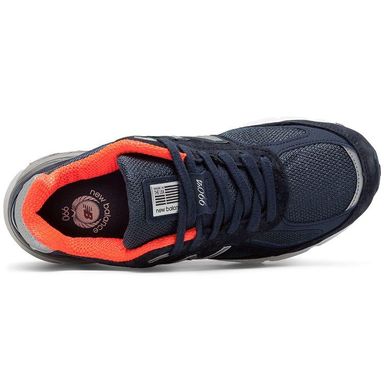 990v4 Wmns New Balance Made in Usa 'Navy Orange' Women's W990NV4