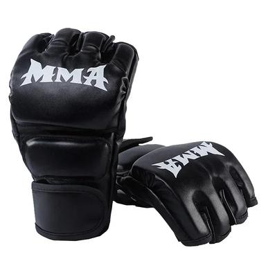 Profesjonalne rękawice treningowe do boksu, skórzana poduszka z półpalcem dla dorosłych Sanda Boxing UFC Training Sandbag Knuckles