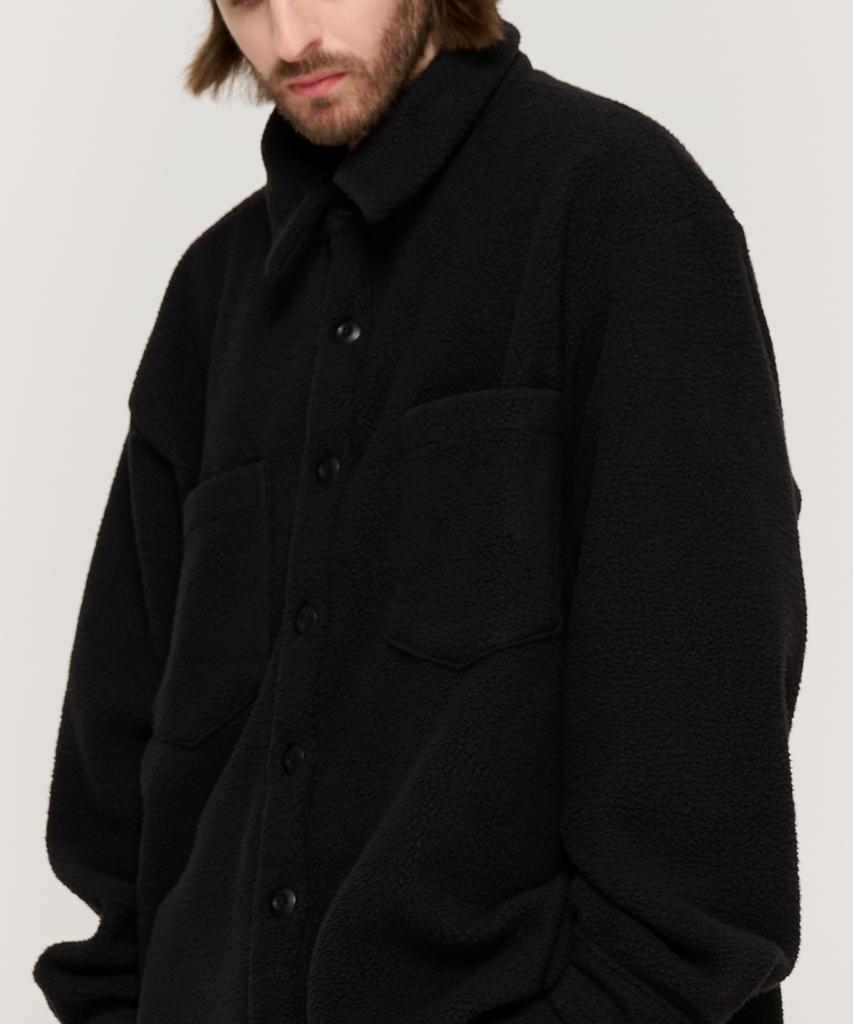 CARGOBROS Teddy Overfleece Shirt (Black)