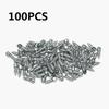100X Universal 15mm Screw In Tire Stud Snow Spikes Wheel Tyres Snow Chains Studs