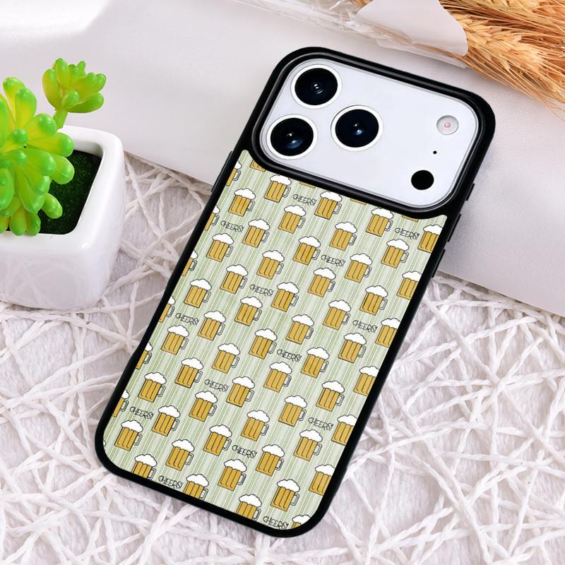 

Чехол для телефона с алкогольными напитками и пузырьками для iPhone 17 Air 16 15 11 12 14 13 Pro Max Ударопрочный чехол iPhone17