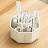 360Degree Rotating Pen Holder Desk Accessories Large Capacity Pencil Storage Box Desktop Organizer School Office Stationery