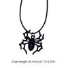 Halloween Cross Moth Charm Clavicle Chain Hip Hop Jewelry for Women Girl Party