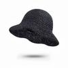 Women Hat Pure Handmade Woven Straw Breathable Summer Sunshade Hat UV Protection Seaside Vacation Fisherman Hat
