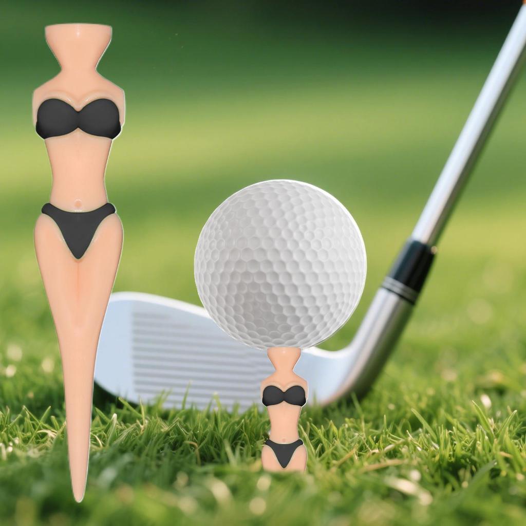 Funny Golf Tees Bikini Golf Tee Novelty Sports Gear Training Accessories for Beginner Indoor Backyard Men Women Golfer Course