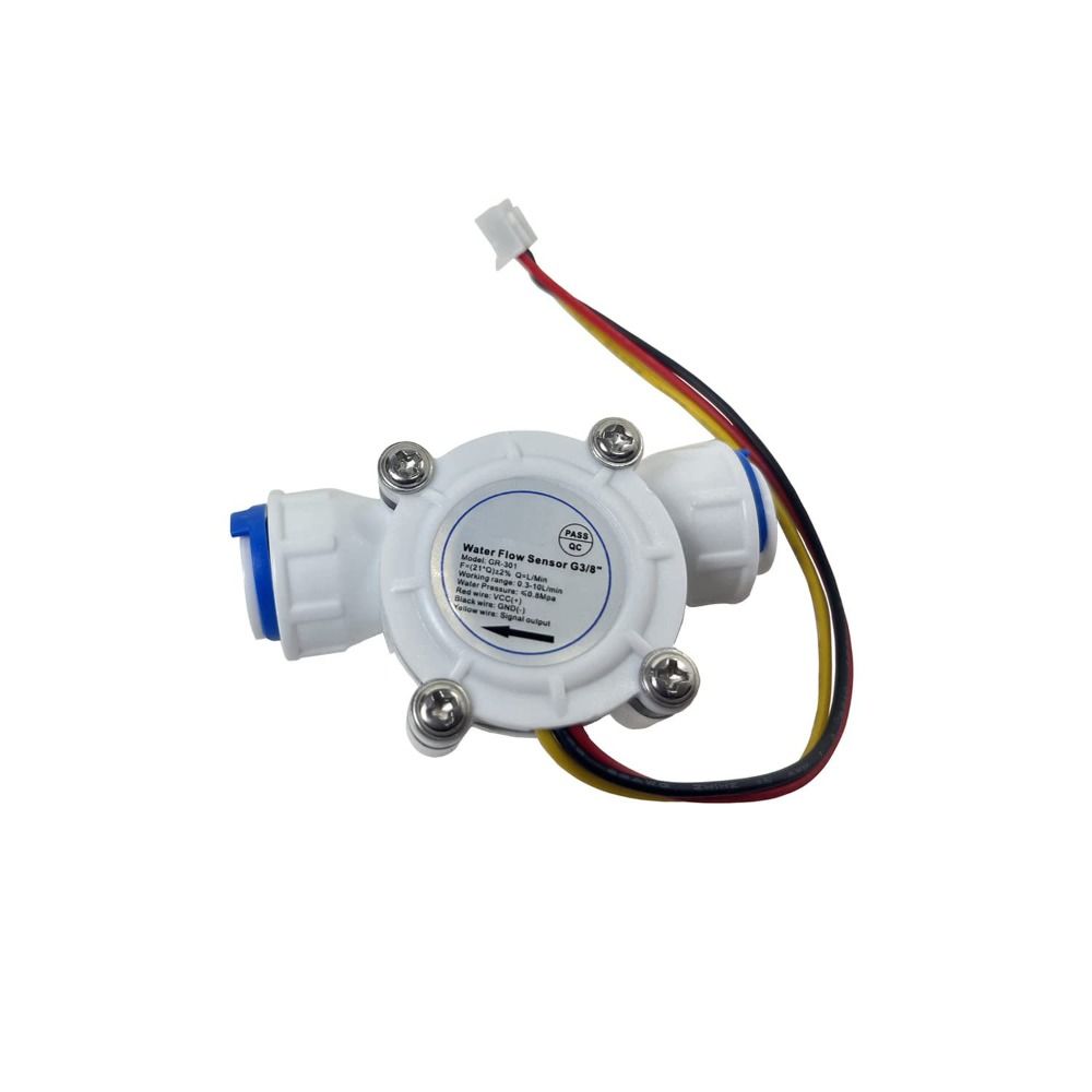 0.3-10L/min Fuel Flowmeter 3/8" Water Flow Sensor Water Flow Meter  Water Diesel Kerosene