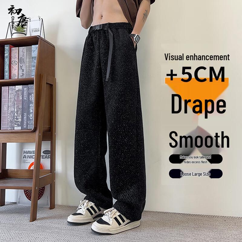 

Chutang Men s Thick Corduroy Loose Straight Leg Casual Pants 3XL