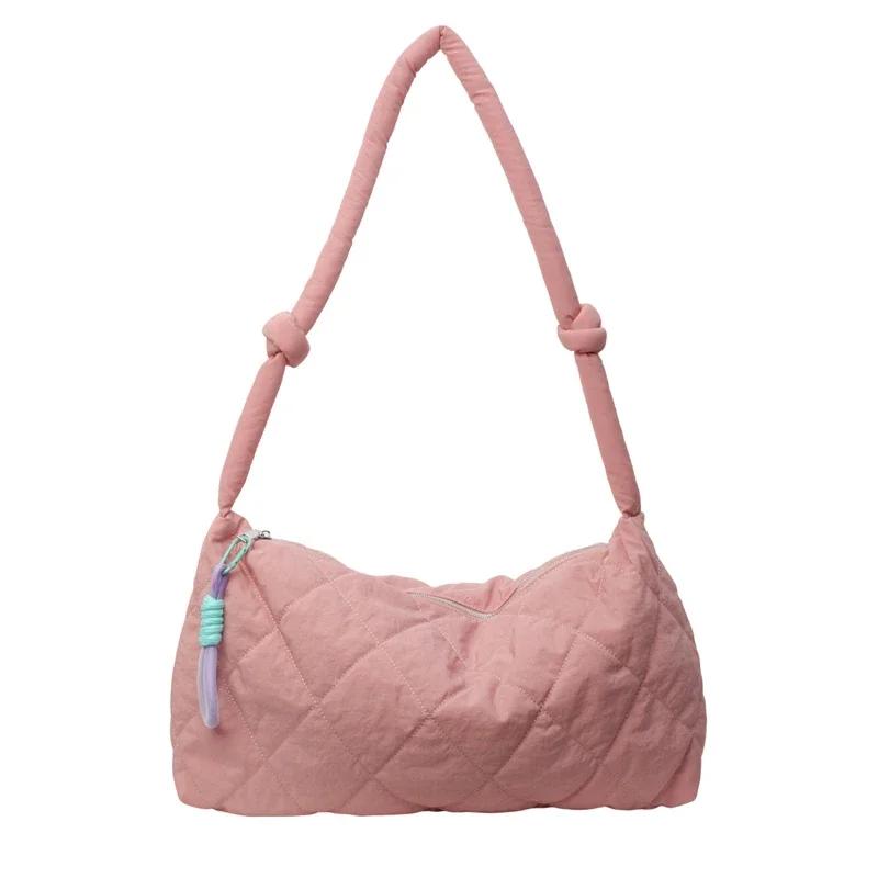 

Сумки на каждый день из прочного нейлона с застежкой-молнией и высокой вместимостью, модные сумки через плечо с внутренним отсеком