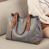 Tote Bag Women's Single Shoulder Large Capacity Advanced Sense Spring and Summer Leather Large Commuter Bag
