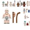 Children's Assembly Toy Intelligent And Educational Egyptian Spear Infantry Pharaoh Guard Building Blocks
