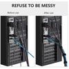 USB Cable Organizer Wire Winder Tape Cable Management Earphone Mouse Cord Ties Protector Home Car Office Desk Cable Felt Ties