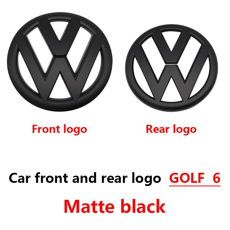 För VOLKSWAGEN VW 1 st Bil Original Ersättning Framgrillmärke Bagagelucka Baklucka Emblem Logotyp Dekor Tillbehör För VW MK6 GOLF 6 2