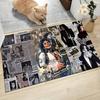 Music Legend Collage Carpet Rug Soft Washable Antislip Home Living Room Sofa Mats Personalized Christmas Rug